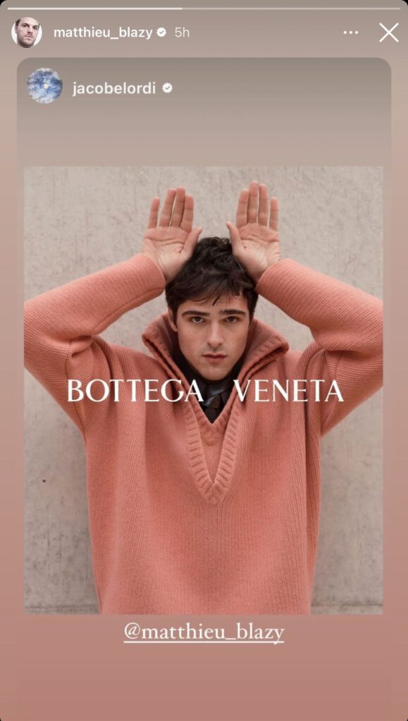 BOTTEGA VENETA CONVIRTIÓ A JACOB ELORDI COMO NUEVO EMBAJADOR DE SU MARCA.